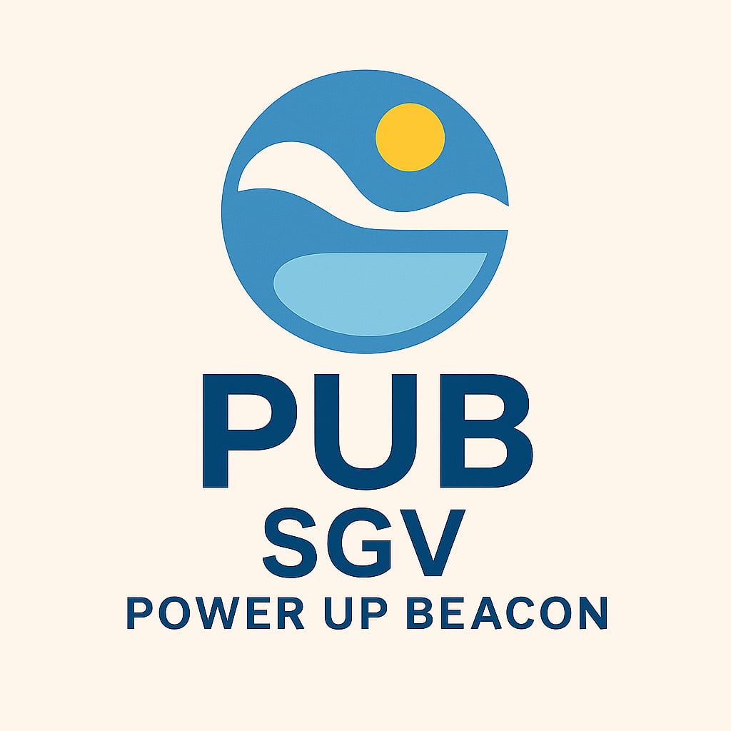 San Gabriel Valley Power Up Beacon Logo